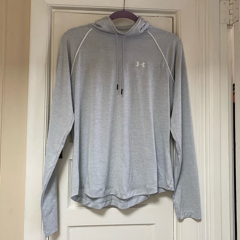 NWOT: Gray Long Sleeve Hooded Tee